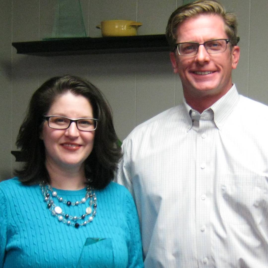 2016 Clark Award Winner Lorisa Fife and DeRisk IT President Lann Stewart
