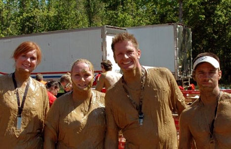 Dana Nichols, Sonya Carroll, Lann Stewart, and Joe Watkins at the Warrior Dash